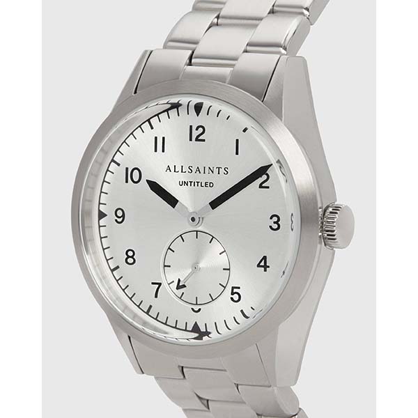 Allsaints Australia Mens Untitled VI Stainless Steel Watch Silver AU85-415